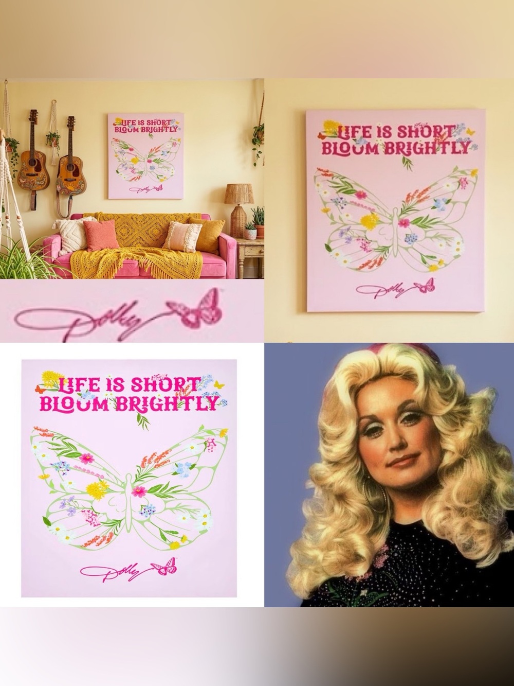 Dolly Parton limited edition canvas